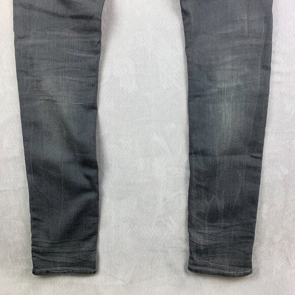 G Star Raw Mens Pants 33 Gray Jeans Revend Super Slim Distressed Faded 33x36 - Picture 12 of 13